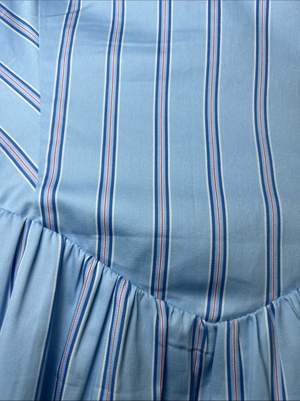 NWT French Connection Alexis Lorenzo Ballerina Fit/Flare Minidress Blue Large - Picture 6 of 16
